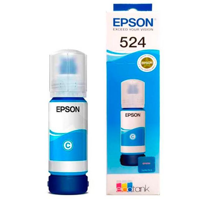 Botella de Tinta Cian Epson T524