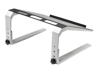 Base Soporte Ajustable para Ordenador Portátil - 3 Posiciones de Altura - LTSTND - 17" - Negro/Plata