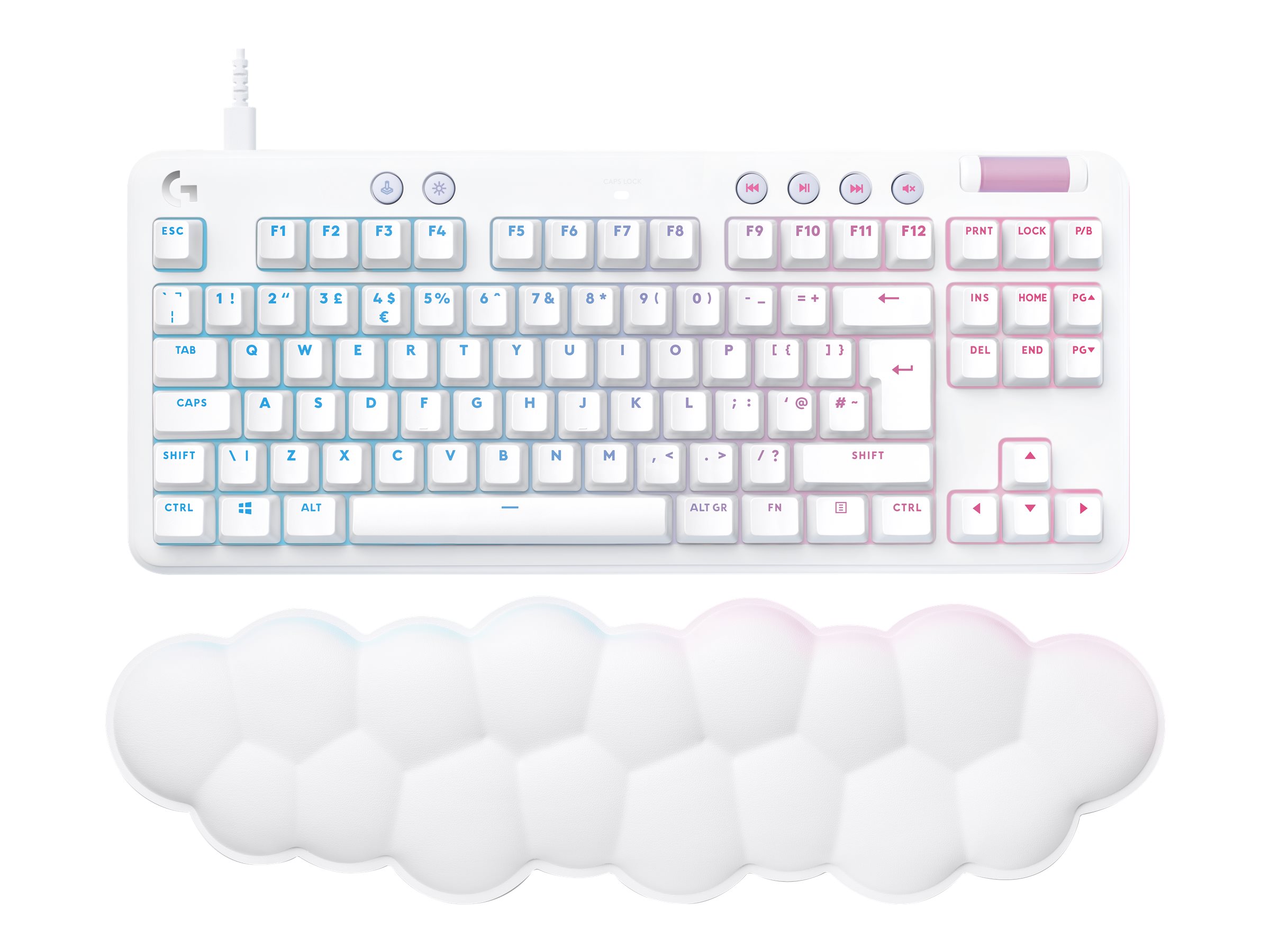Logitech G713 Teclado de Juegos con Cable, Interruptores Táctiles (GX Brown)
