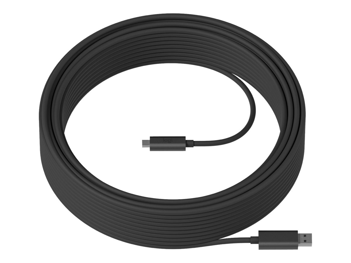 Logitech Strong - Cable USB Tipo A a USB-C - 10 m