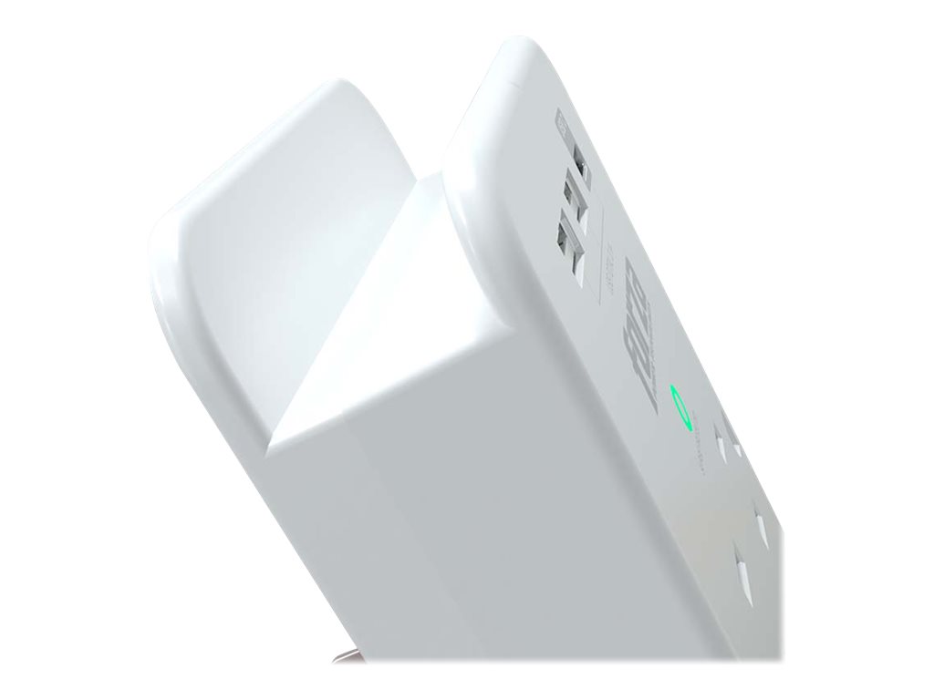 Protector contra Sobretensiones Forza - 6 Conectores de Salida - Blanco