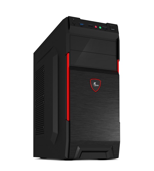 Xtech Desktop ATX Black and Red 600W PS XTQ-214