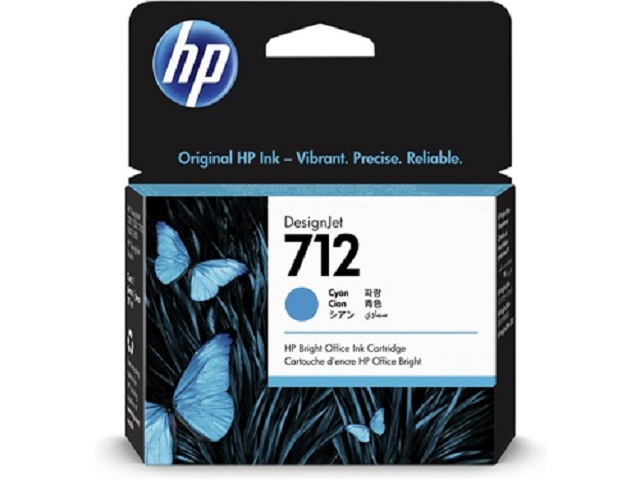 Cartucho de Tinta HP 712 Cian Original DesignJet