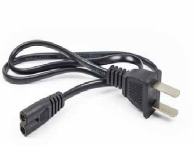 Cable de Alimentación para Laptop NEMA 2 Clavijas a Conector Hembra de 2 Ranuras