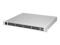 Ubiquiti UniFi Switch USW-PRO-48-POE - Conmutador Gestionado - 48 Puertos Gigabit + 4 Puertos 10Gb Ethernet SFP+