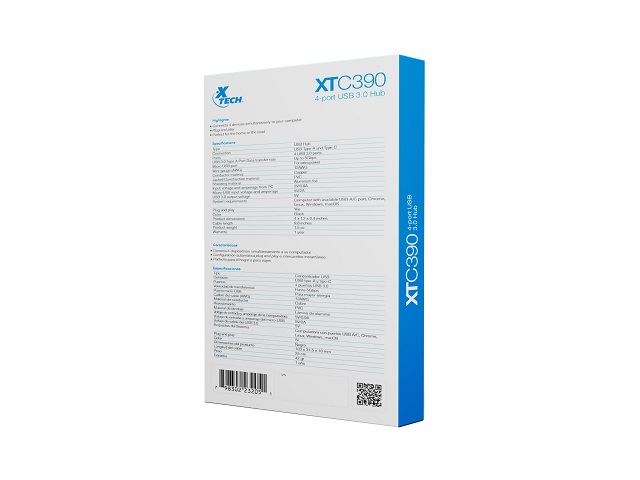 Hub Xtech 4 Puertos