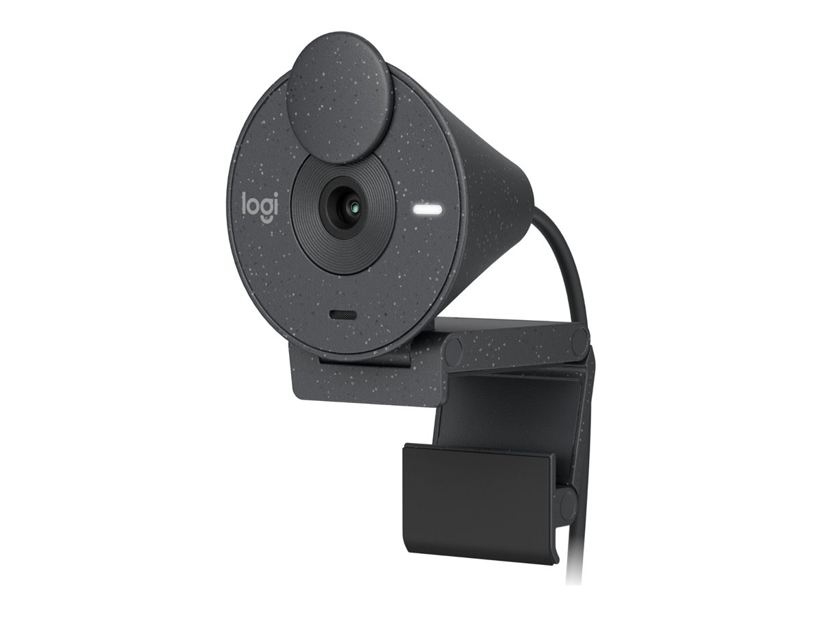 Logitech BRIO 300 - Webcam USB-C con Audio - Resolución 1920 x 1080 - 720p/1080p